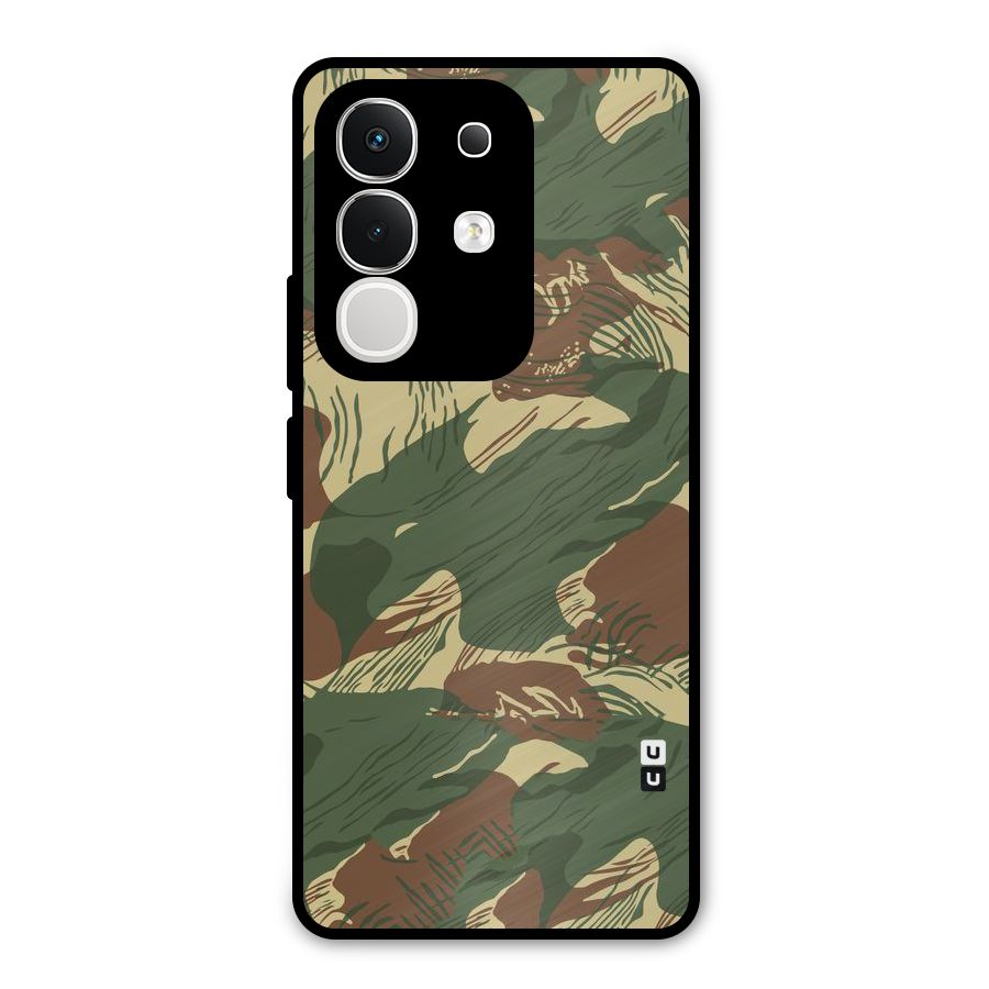 Army Design Metal Back Case for Vivo T4x