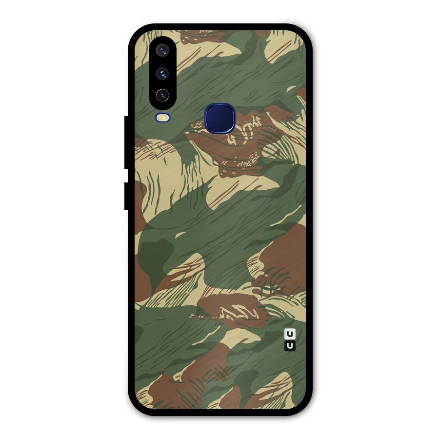 Army Design Metal Back Case for Vivo V17