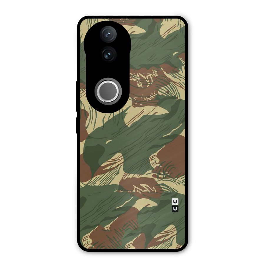Army Design Metal Back Case for Vivo V50e