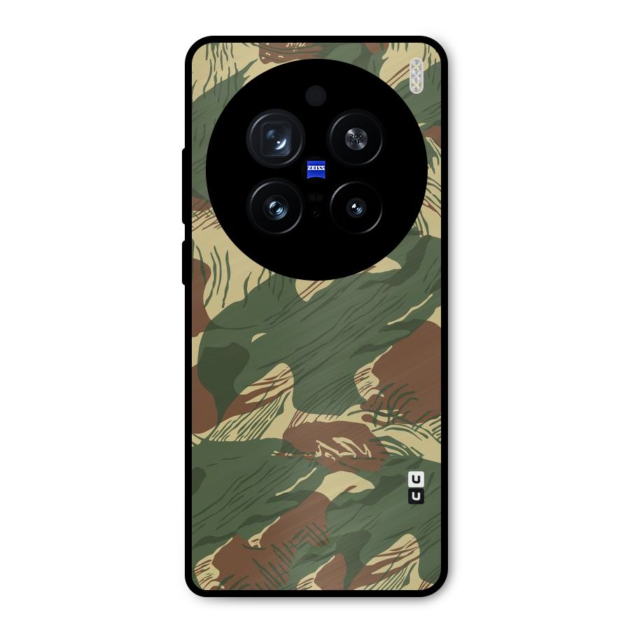 Army Design Metal Back Case for Vivo X200 Pro