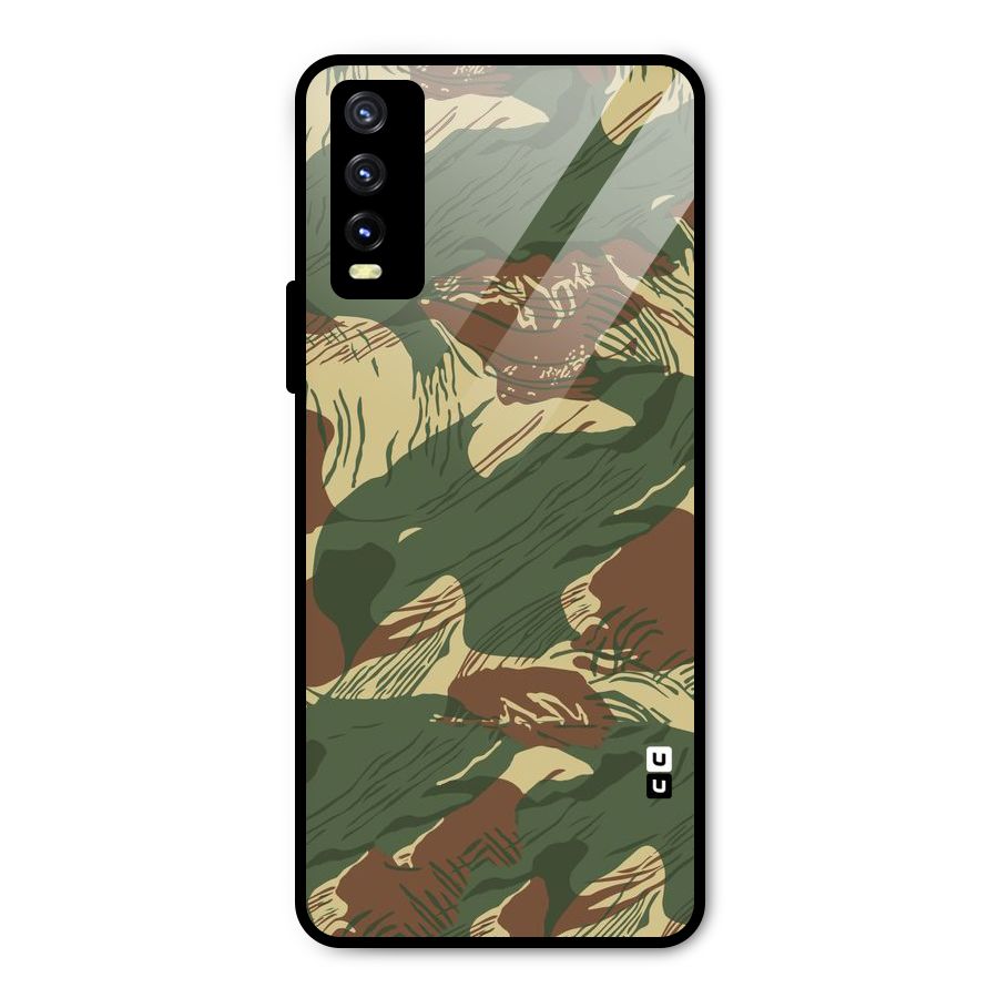 Army Design Metal Back Case for Vivo Y20i