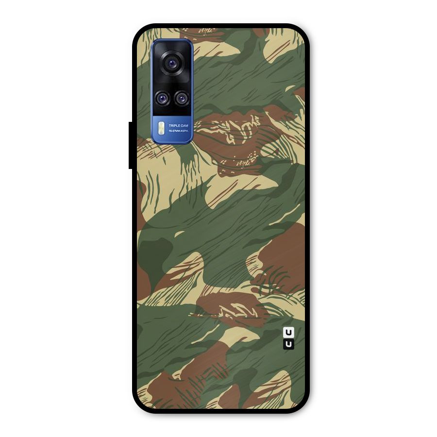Army Design Metal Back Case for Vivo Y31