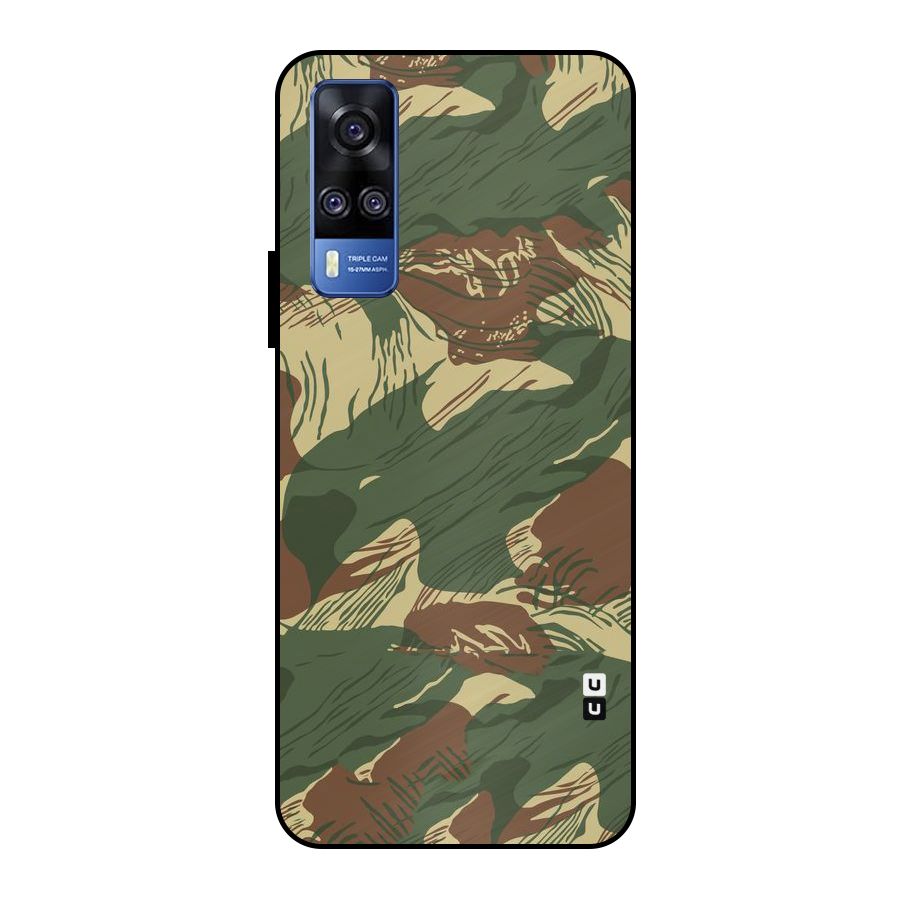 Army Design Metal Back Case for Vivo Y51