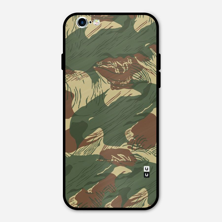 Army Design Metal Back Case for iPhone 6 6s