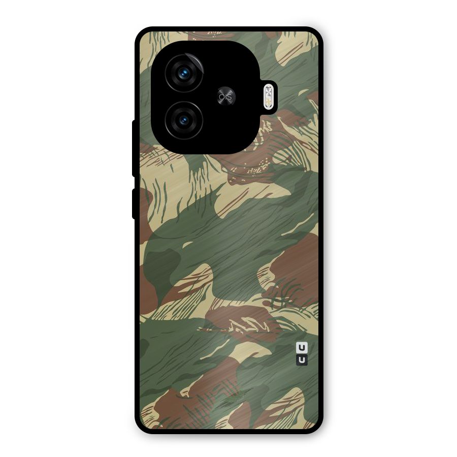 Army Design Metal Back Case for iQOO Neo 10R