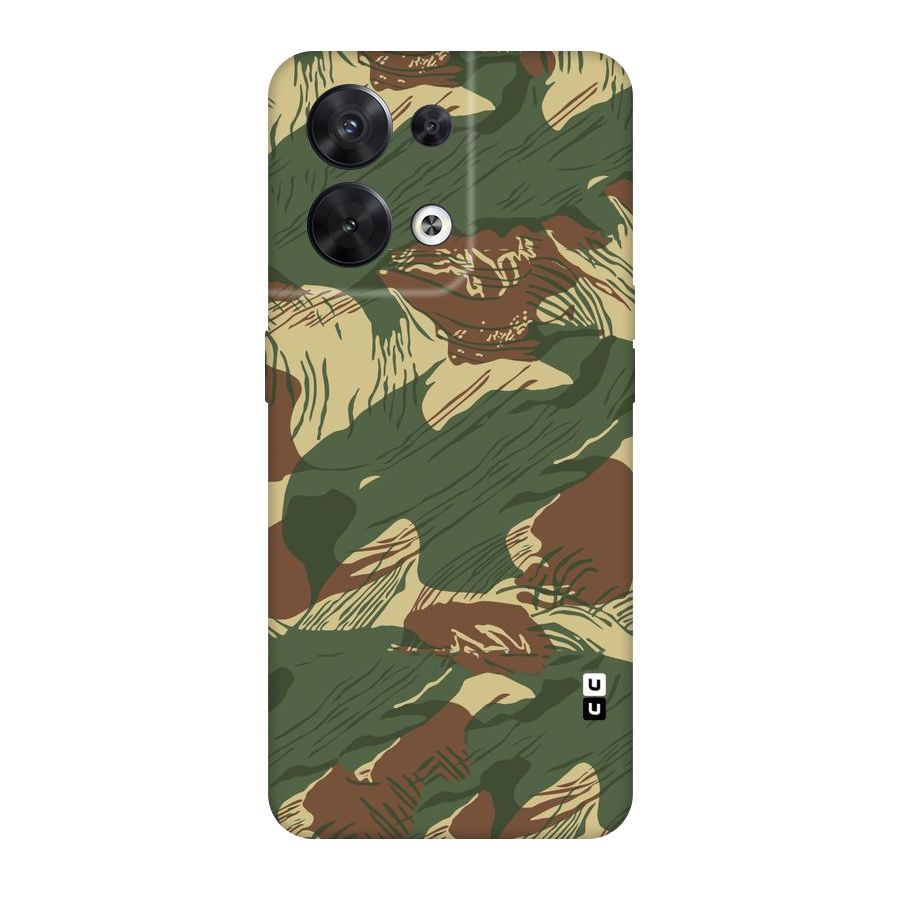 Army Design Original Polycarbonate Back Case for Oppo Reno8 5G