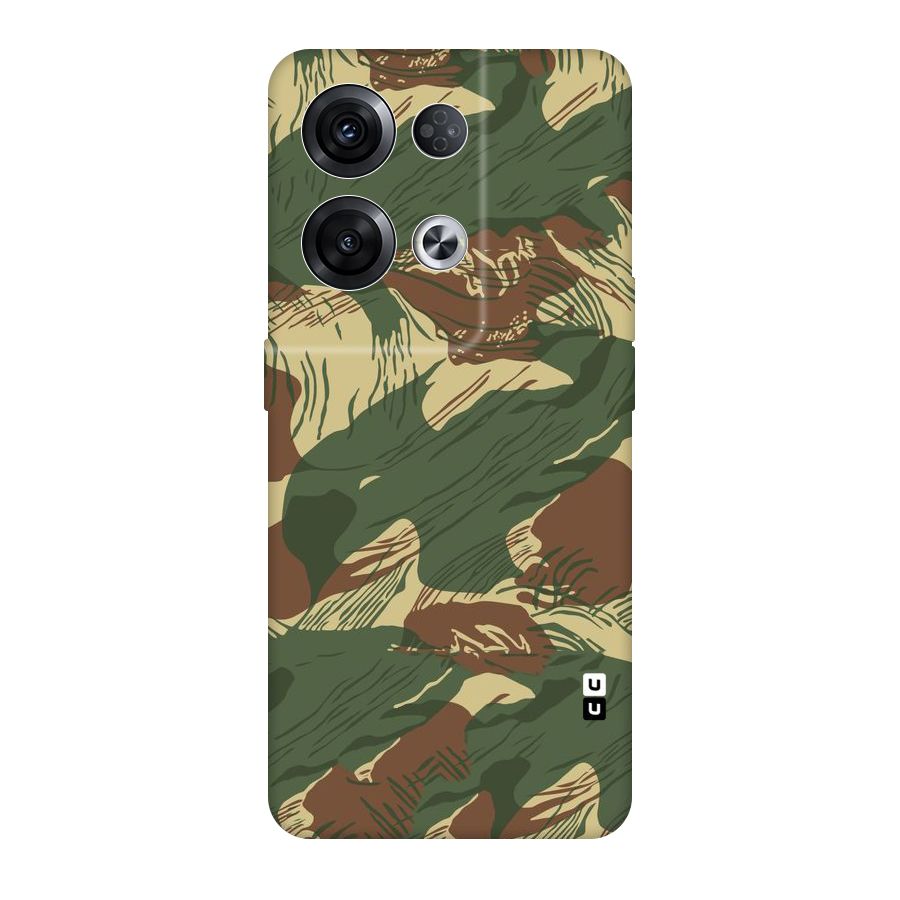 Army Design Original Polycarbonate Back Case for Oppo Reno8 Pro 5G