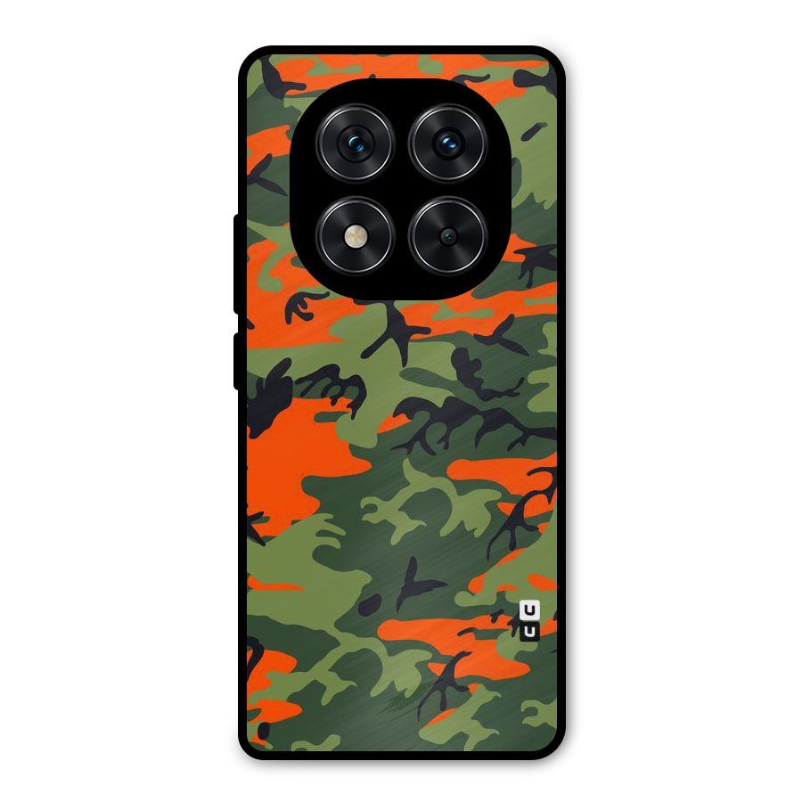 Army Pattern Metal Back Case for Poco X7