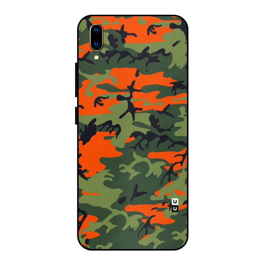 Army Pattern Metal Back Case for Vivo V11 Pro