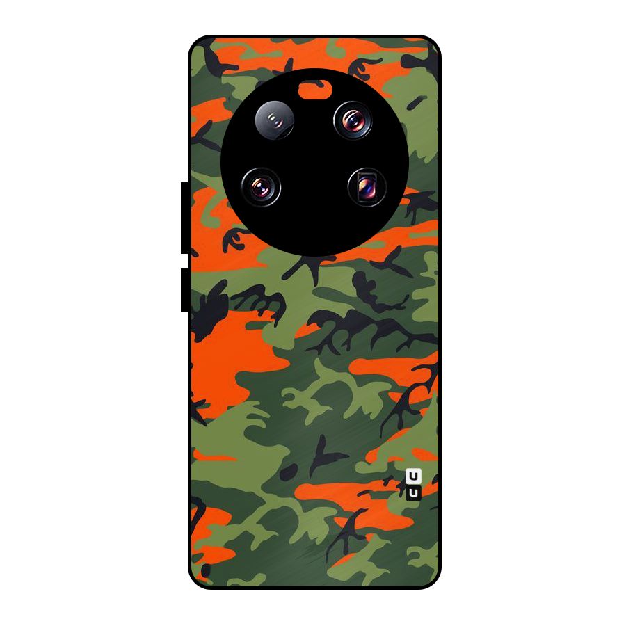 Army Pattern Metal Back Case for Xiaomi 13 Ultra