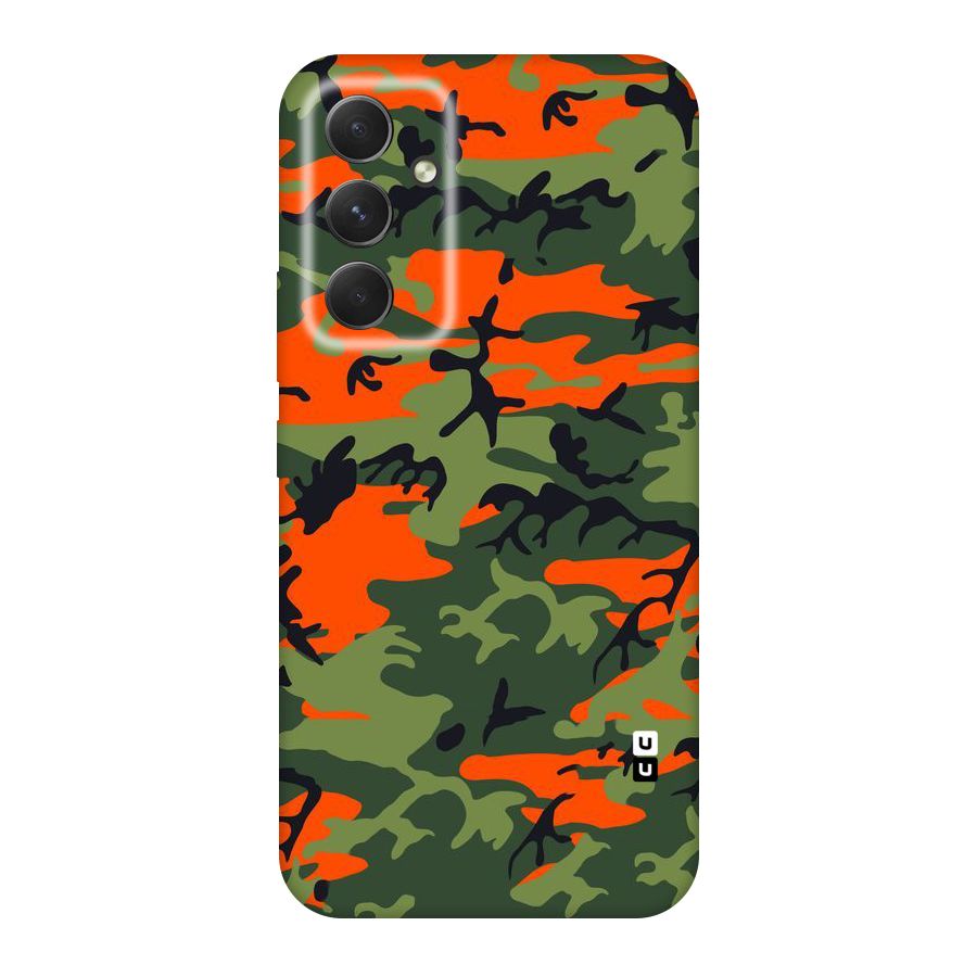 Army Pattern Original Polycarbonate Back Case for Galaxy A54