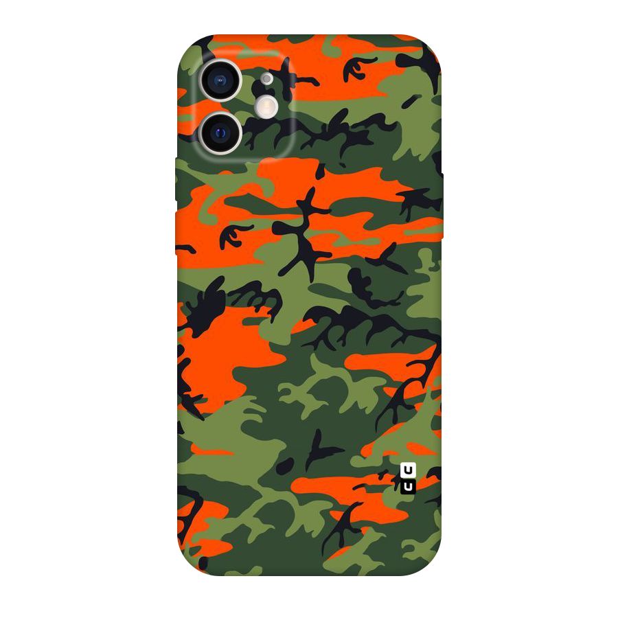 Army Pattern Original Polycarbonate Back Case for iPhone 12