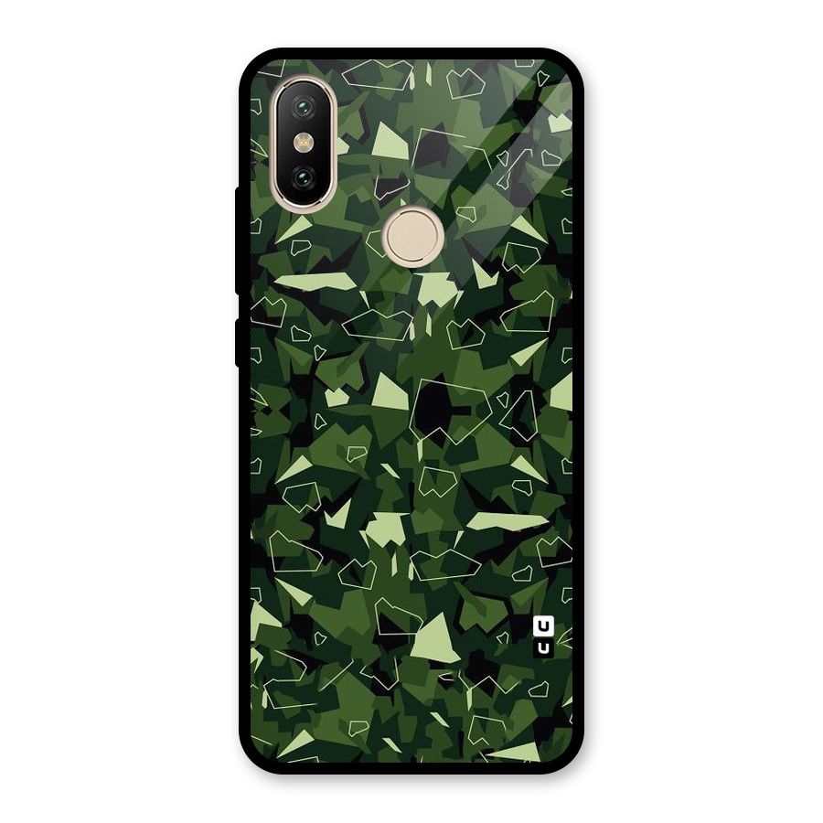Army Shape Design Glass Back Case for Redmi A2