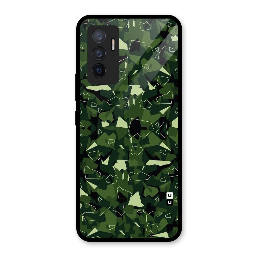 Army Shape Design Glass Back Case for Vivo V23e