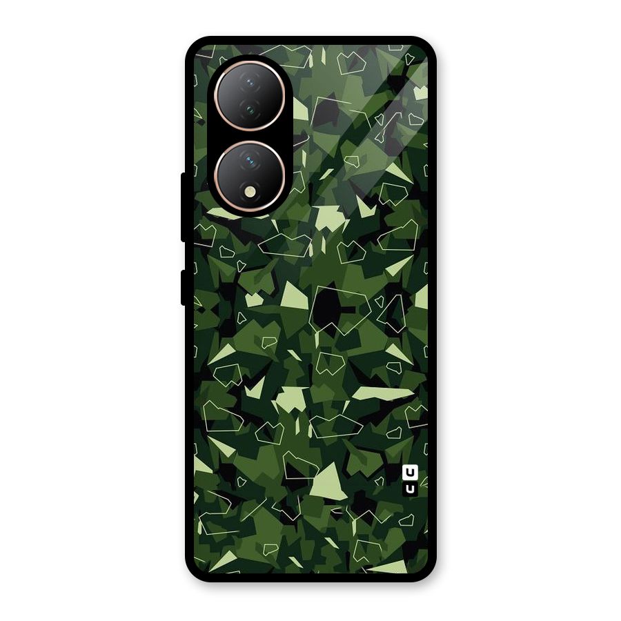 Army Shape Design Glass Back Case for Vivo Y100A