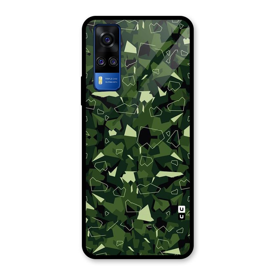 Army Shape Design Glass Back Case for Vivo Y31