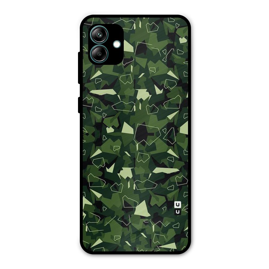 Army Shape Design Metal Back Case for Galaxy A04