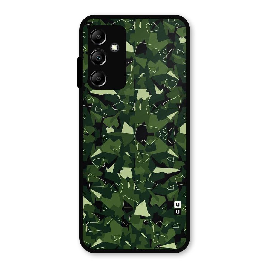 Army Shape Design Metal Back Case for Galaxy A14 5G