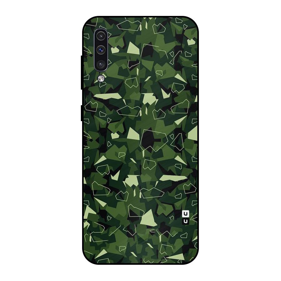 Army Shape Design Metal Back Case for Galaxy A30s