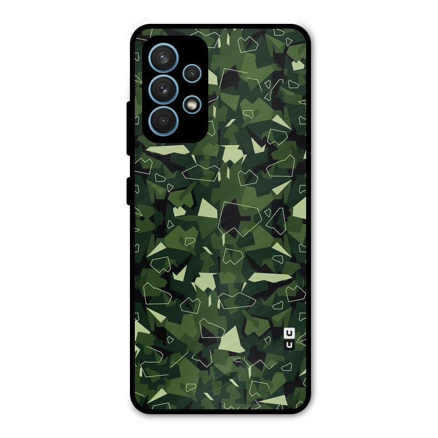Army Shape Design Metal Back Case for Galaxy A32