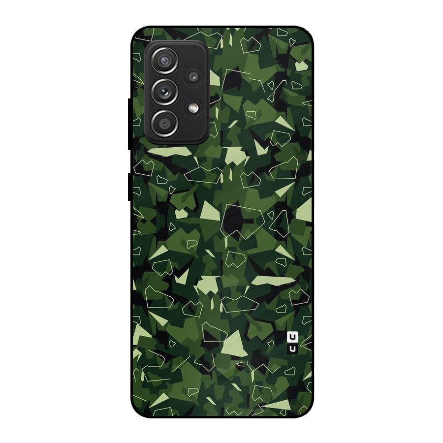 Army Shape Design Metal Back Case for Galaxy A52s 5G