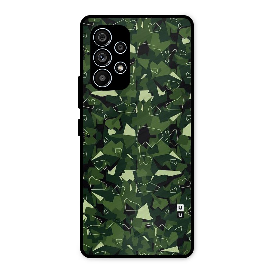 Army Shape Design Metal Back Case for Galaxy A53 5G