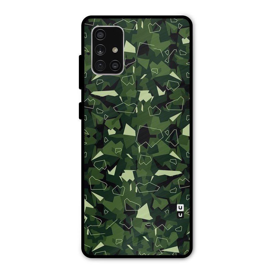 Army Shape Design Metal Back Case for Galaxy A71