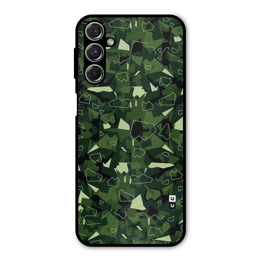 Army Shape Design Metal Back Case for Galaxy F34