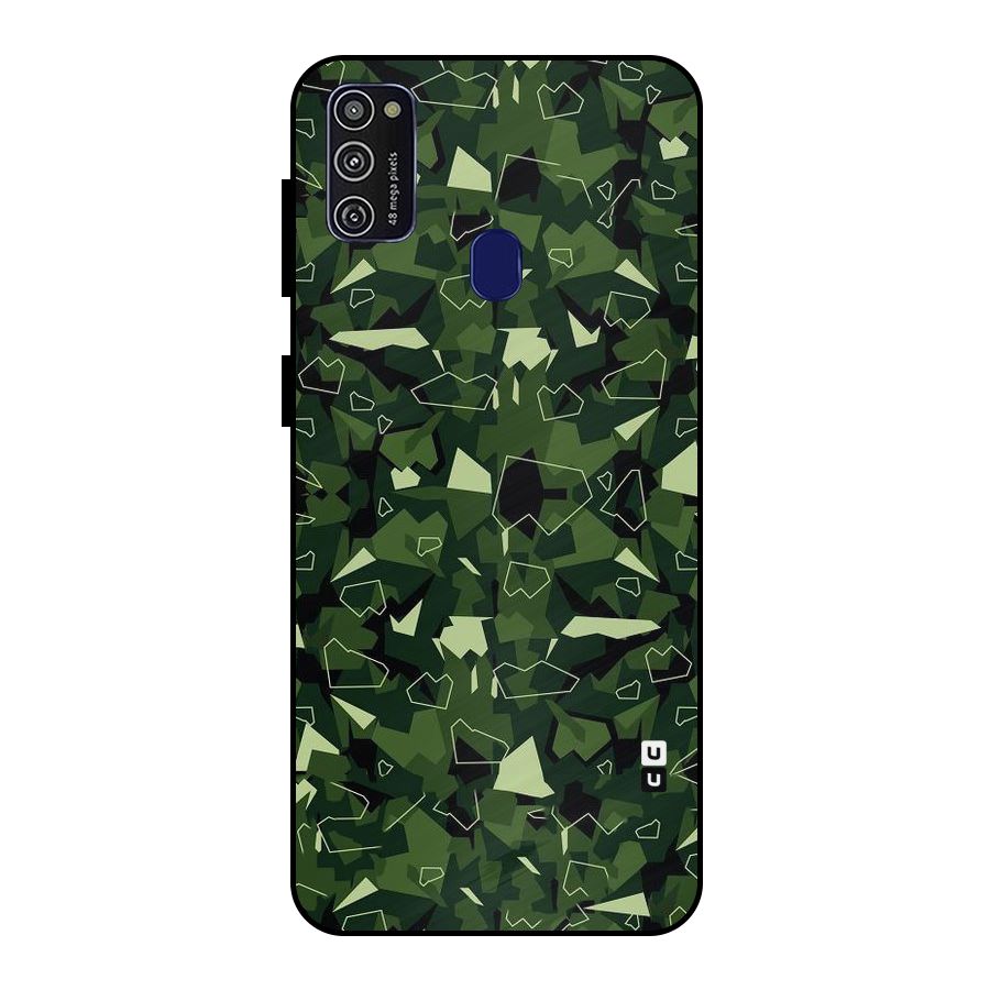 Army Shape Design Metal Back Case for Galaxy M30s