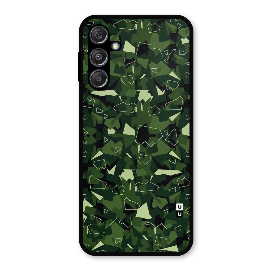 Army Shape Design Metal Back Case for Galaxy M34 5G