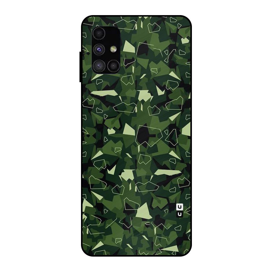 Army Shape Design Metal Back Case for Galaxy M51