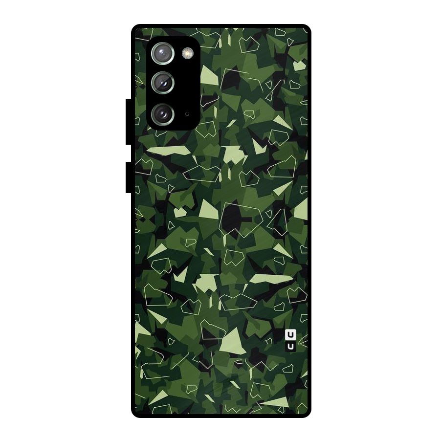 Army Shape Design Metal Back Case for Galaxy Note 20