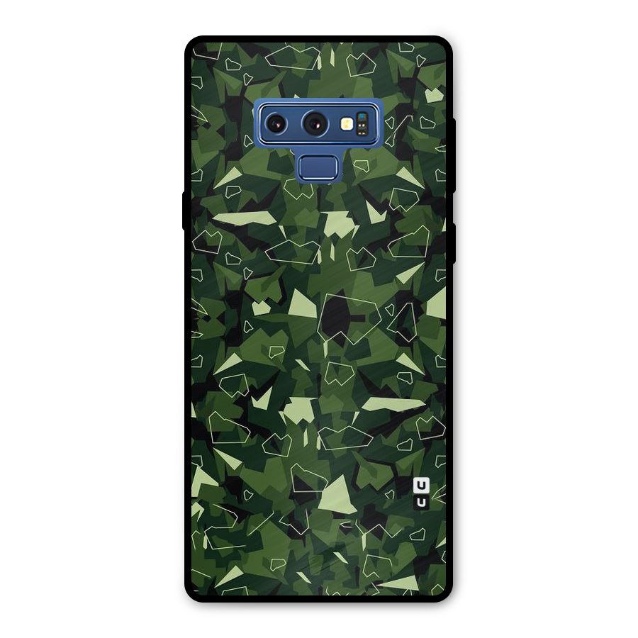 Army Shape Design Metal Back Case for Galaxy Note 9
