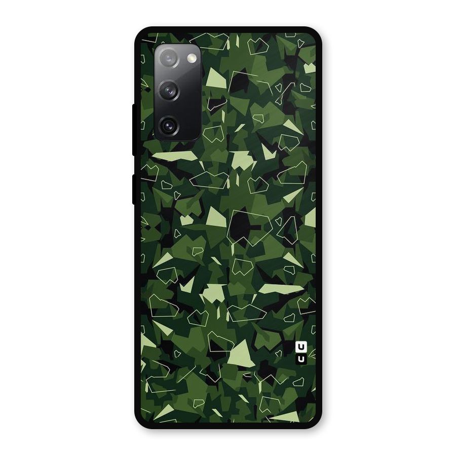 Army Shape Design Metal Back Case for Galaxy S20 FE 5G