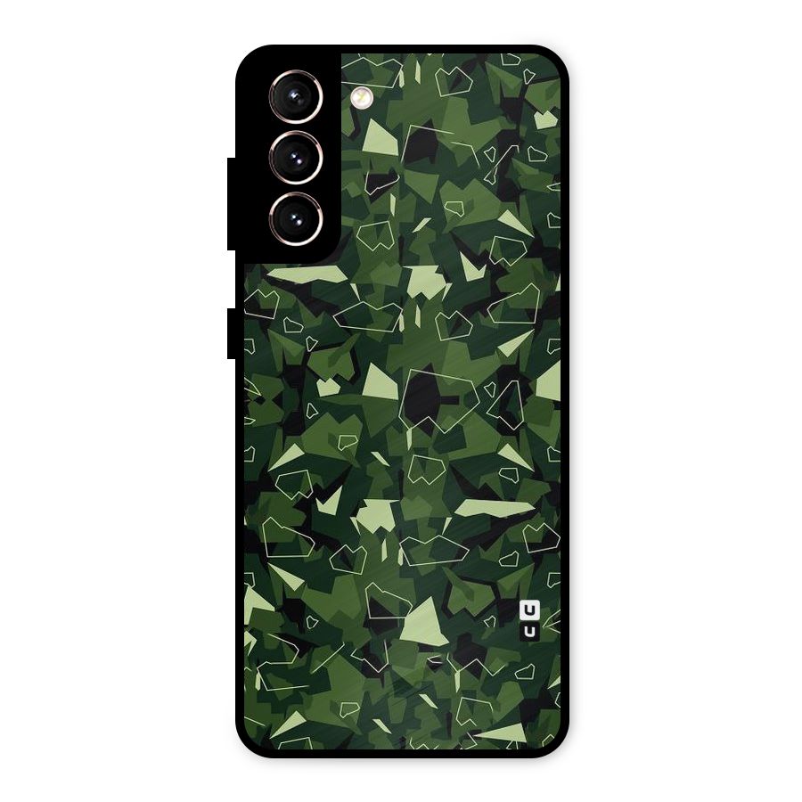 Army Shape Design Metal Back Case for Galaxy S21 5G