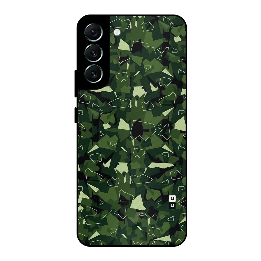 Army Shape Design Metal Back Case for Galaxy S22 Plus 5G