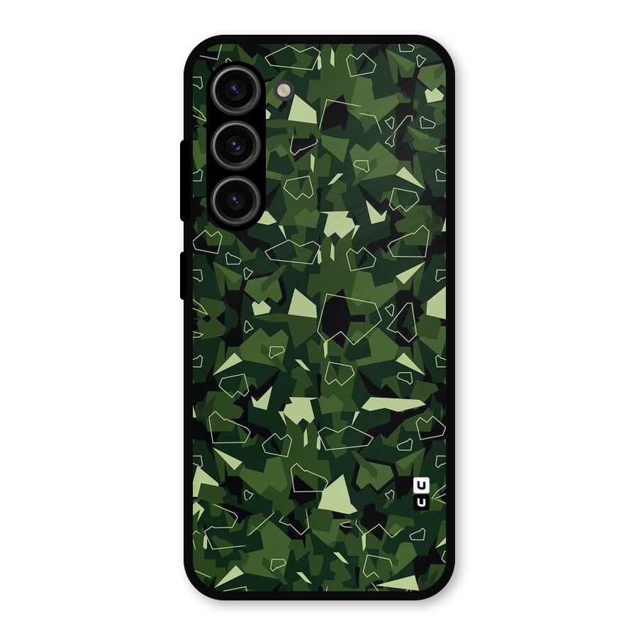 Army Shape Design Metal Back Case for Galaxy S23