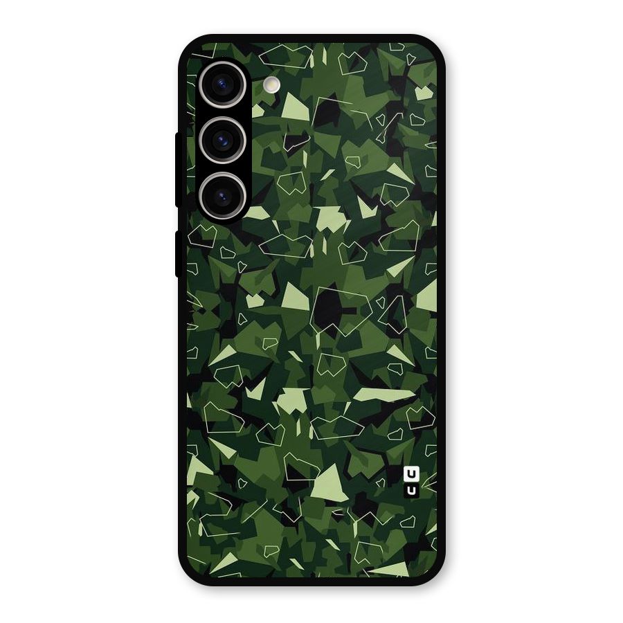 Army Shape Design Metal Back Case for Galaxy S23 Plus