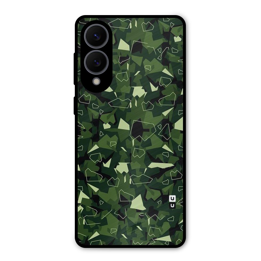 Army Shape Design Metal Back Case for Galaxy S25 Edge