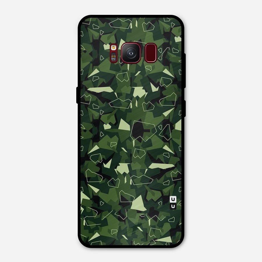 Army Shape Design Metal Back Case for Galaxy S8