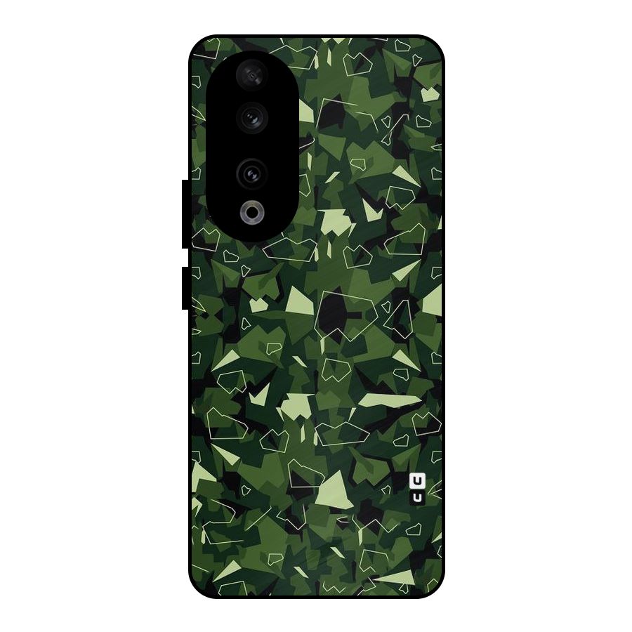 Army Shape Design Metal Back Case for Honor 90