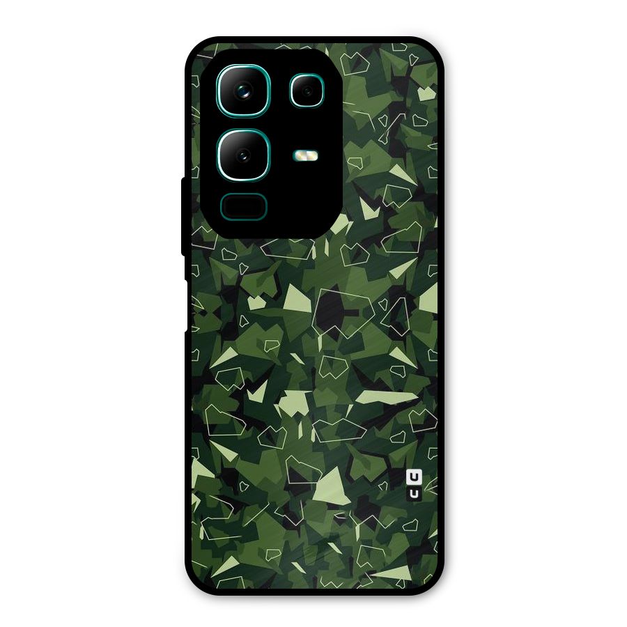 Army Shape Design Metal Back Case for Infinix Note 50x