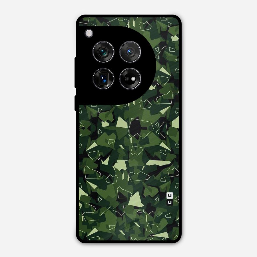 Army Shape Design Metal Back Case for OnePlus 12