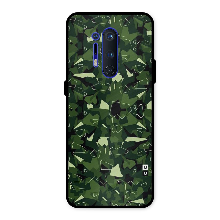 Army Shape Design Metal Back Case for OnePlus 8 Pro
