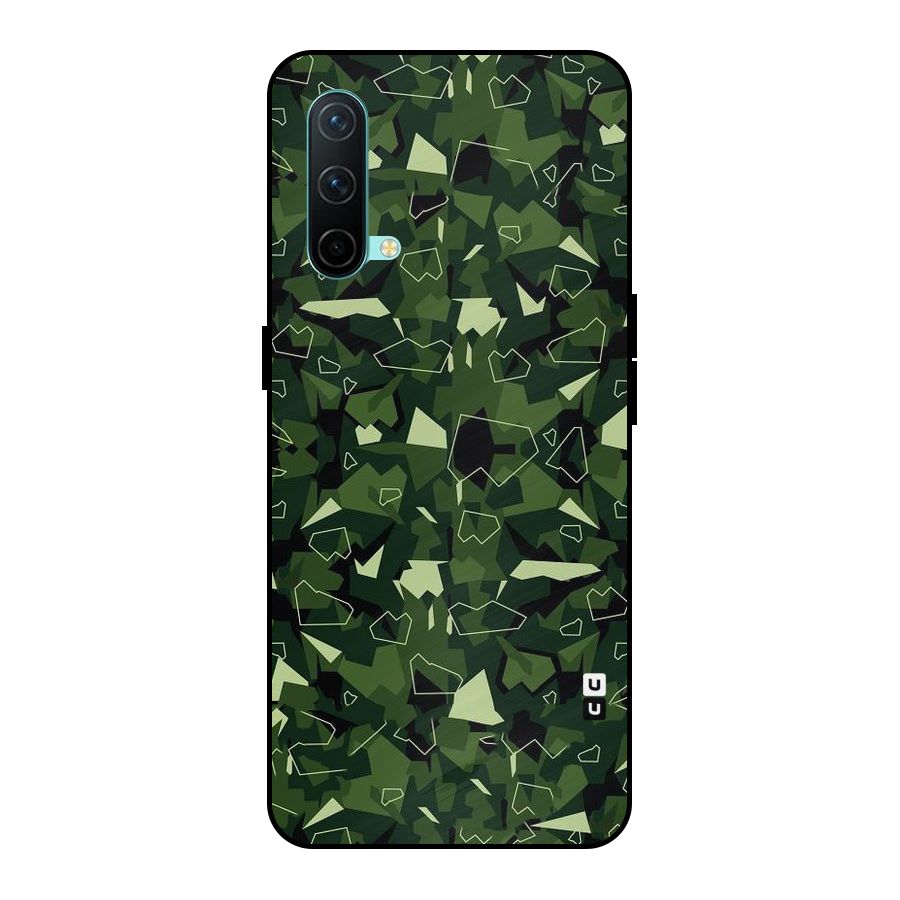 Army Shape Design Metal Back Case for OnePlus Nord CE 5G
