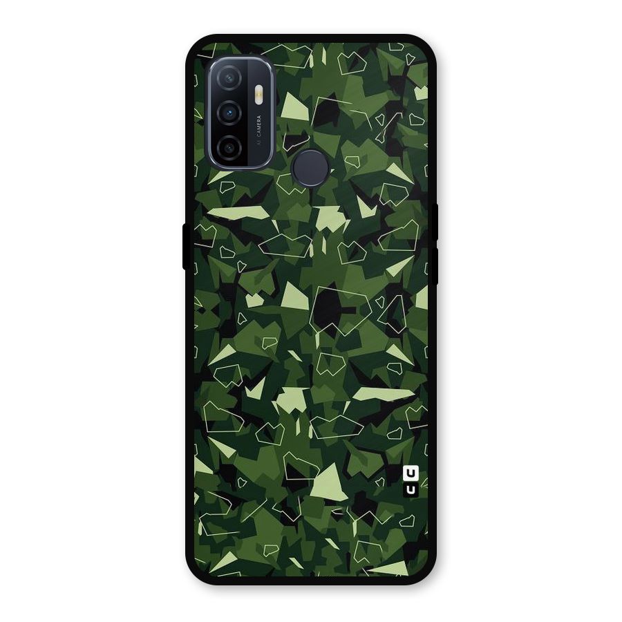 Army Shape Design Metal Back Case for Oppo A53