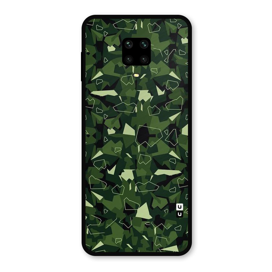 Army Shape Design Metal Back Case for Poco M2 Pro