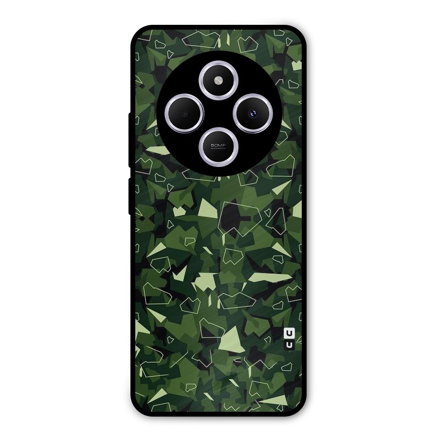 Army Shape Design Metal Back Case for Poco M7
