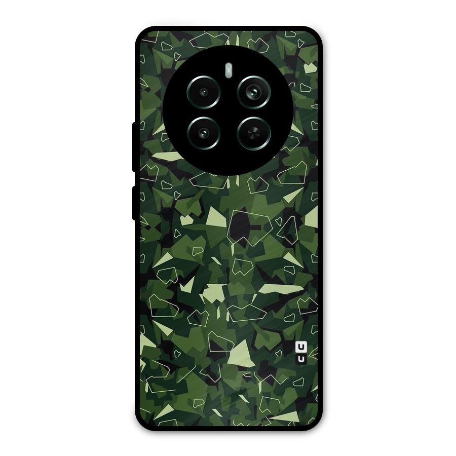 Army Shape Design Metal Back Case for Realme 12 Pro Plus