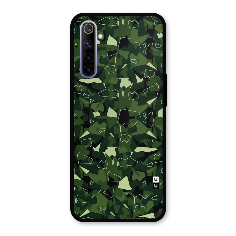 Army Shape Design Metal Back Case for Realme 6